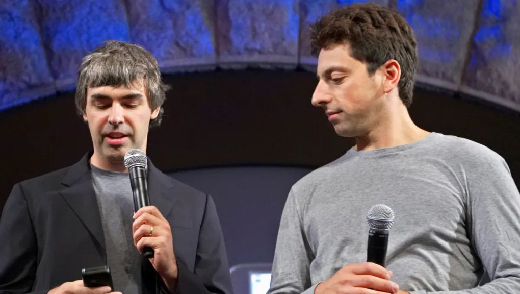 Google 25th Birthday Larry Page and Sergey Brin